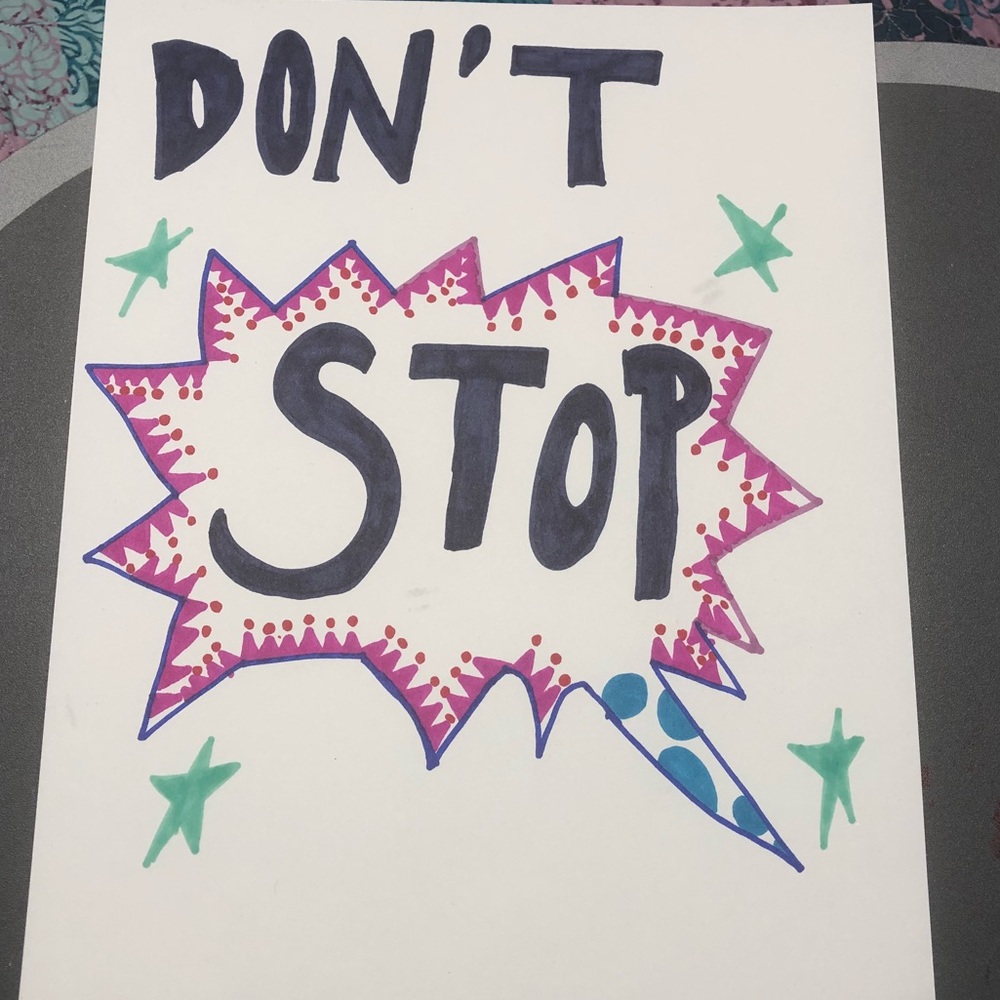 5sos Don’t Stop Lyric Art